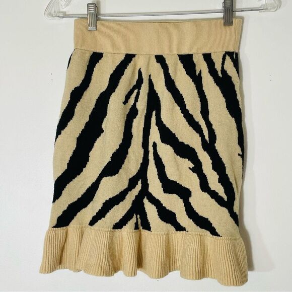 Jen’s Pirate Booty for Free People Siberian Trumpet Black & Tan Skirt Size S - Picture 3 of 8